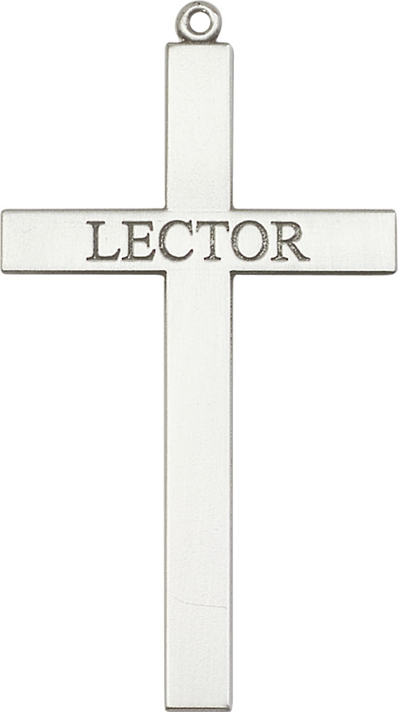 Sterling Silver Lector Cross Medal