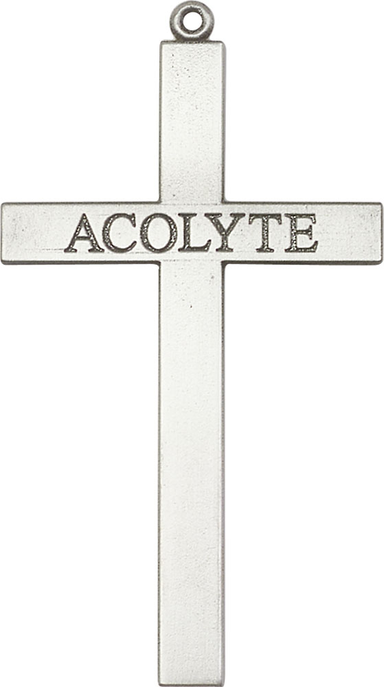 Sterling Silver Acolyte Cross Medal