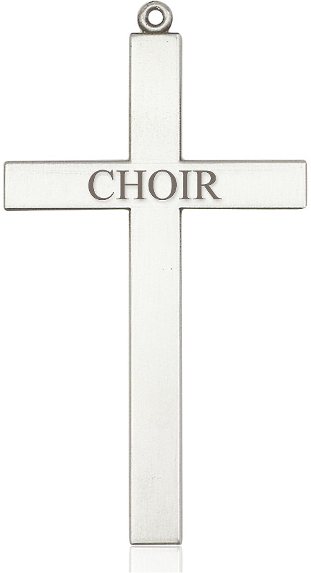 Sterling Silver Choir Cross Medal