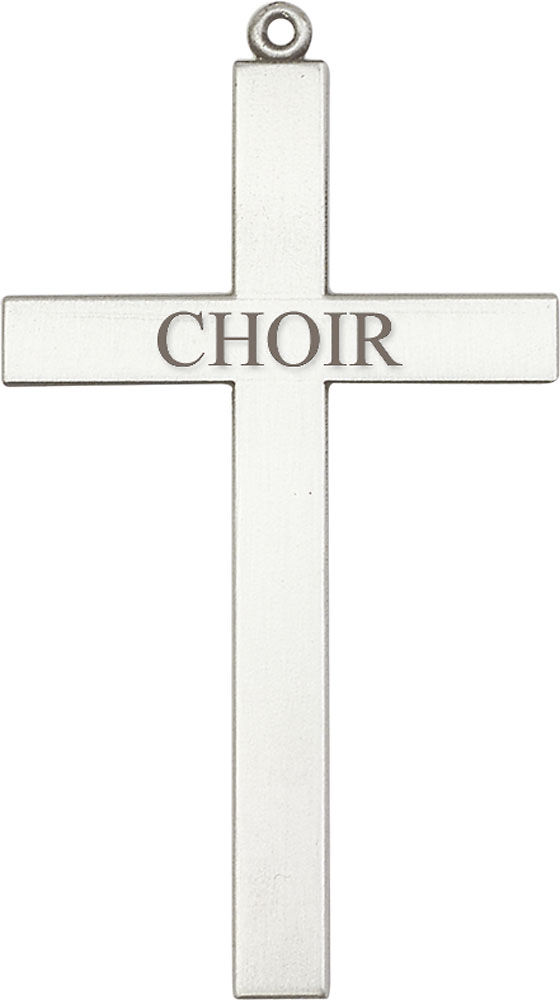 Sterling Silver Choir Cross Medal