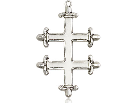 Sterling Silver Cross of Lorraine Medal