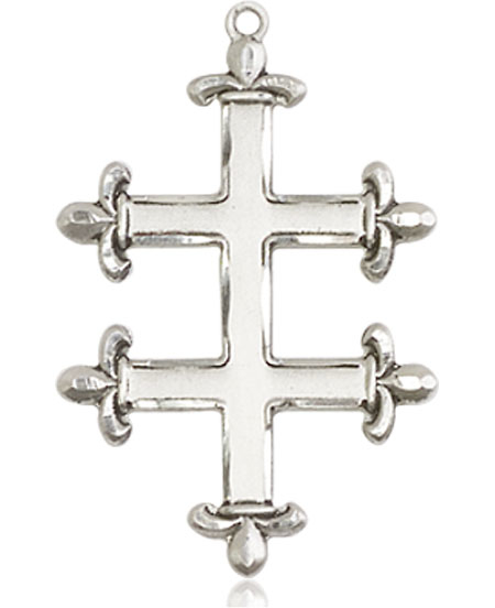 Sterling Silver Cross of Lorraine Medal