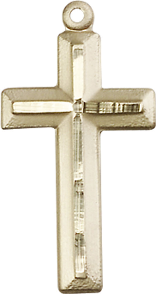 14kt Gold Cross Medal