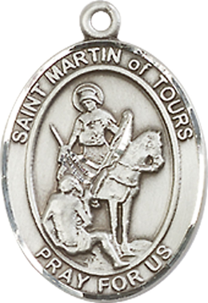 Sterling Silver Saint Martin of Tours Medal
