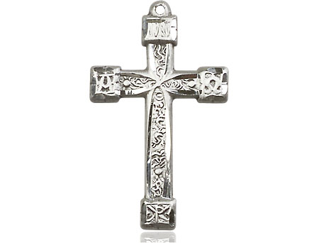 Sterling Silver Cross Medal