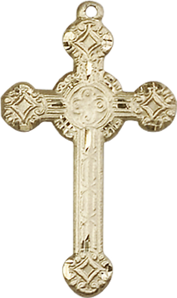 14kt Gold Filled Cross Medal