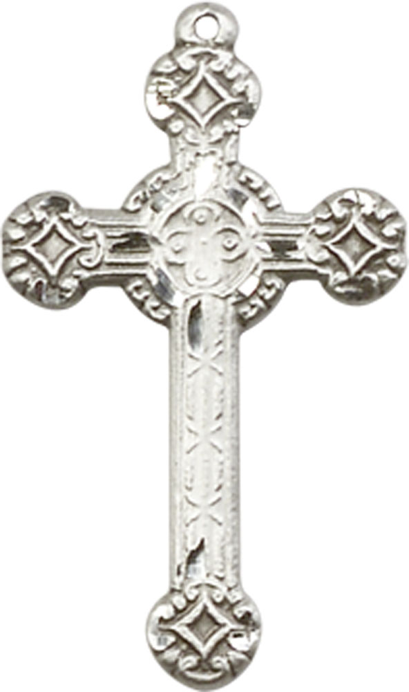 Sterling Silver Cross Medal
