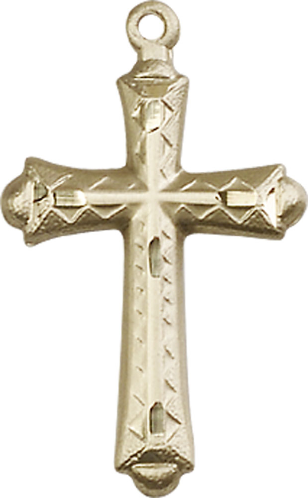 14kt Gold Filled Cross Medal