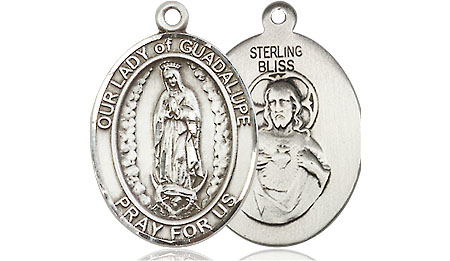 Sterling Silver Our Lady of Guadalupe Medal