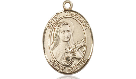 14kt Gold Filled Saint Therese of Lisieux Medal