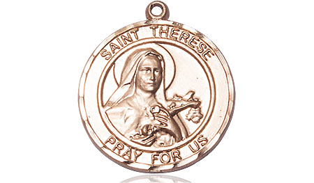 14kt Gold Filled Saint Therese of Lisieux Medal