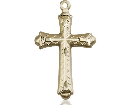 14kt Gold Cross Medal