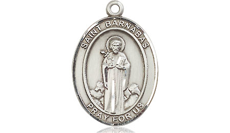 Sterling Silver Saint Barnabas Medal