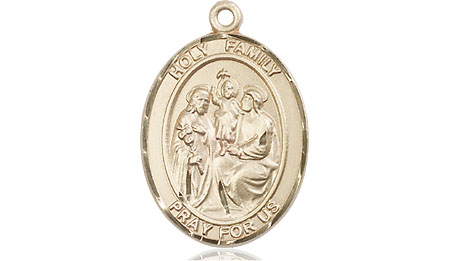 14kt Gold Filled Holy Family Medal