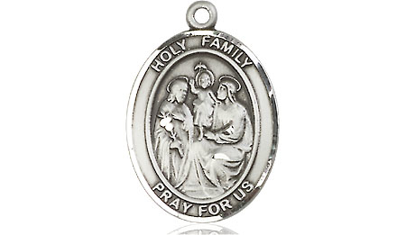 Sterling Silver Holy Family Medal