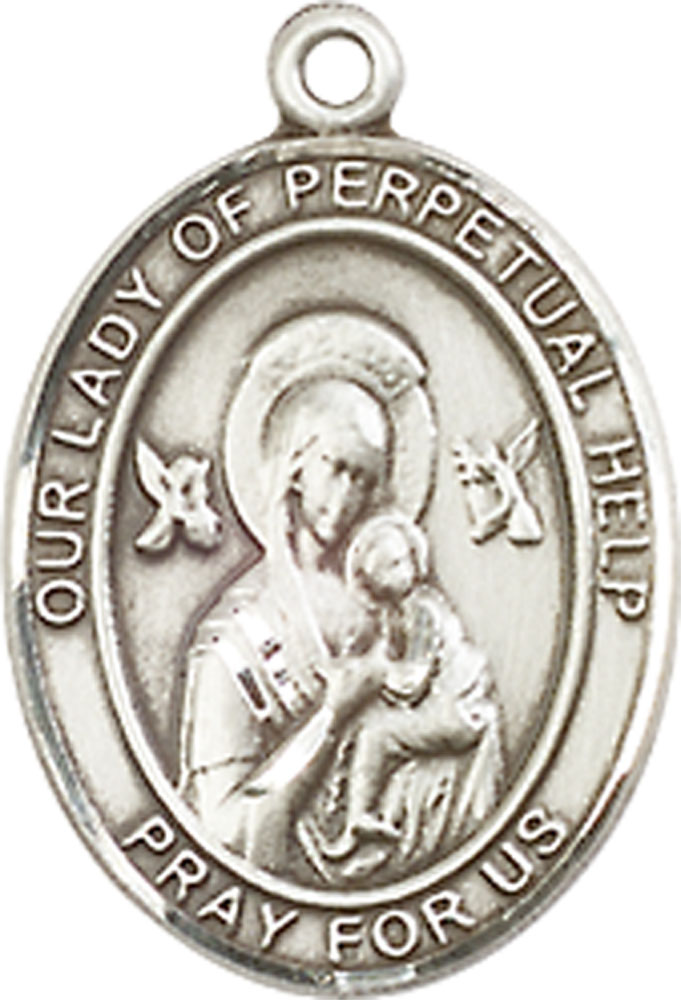 Sterling Silver Our Lady of Perpetual Help Medal