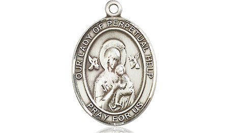 Sterling Silver Our Lady of Perpetual Help Medal