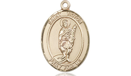 14kt Gold Filled Saint Victor of Marseilles Medal