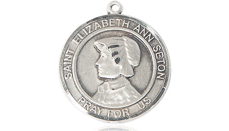 Sterling Silver Saint Elizabeth Ann Seton Medal