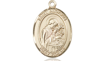 14kt Gold Filled Saint Aloysius Gonzaga Medal