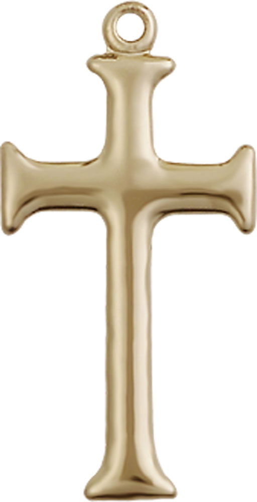 14kt Gold Filled Cross Medal