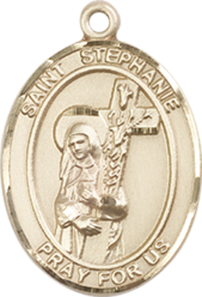 14kt Gold Filled Saint Stephanie Medal