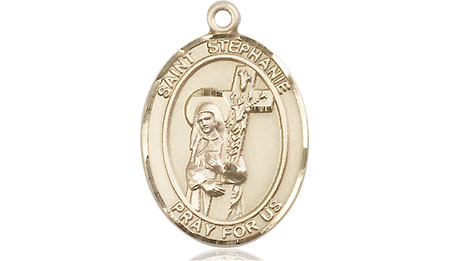 14kt Gold Filled Saint Stephanie Medal