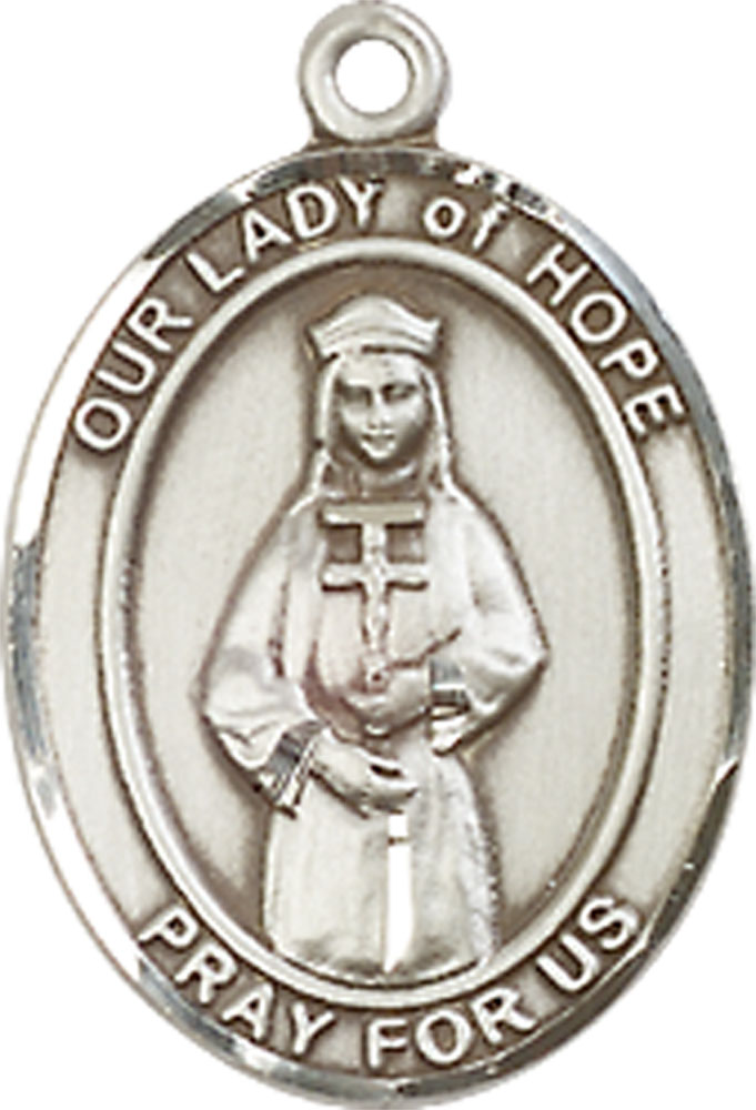 Sterling Silver Our Lady of Hope Medal