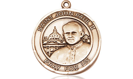 14kt Gold Filled Saint John Paul II Medal