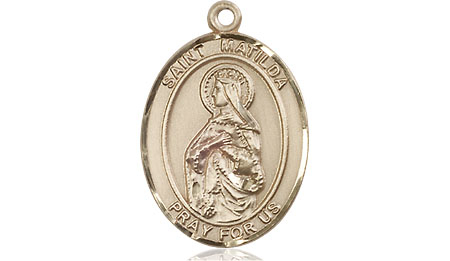 14kt Gold Filled Saint Matilda Medal