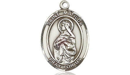 Sterling Silver Saint Matilda Medal