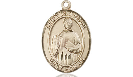 14kt Gold Filled Saint Placidus Medal