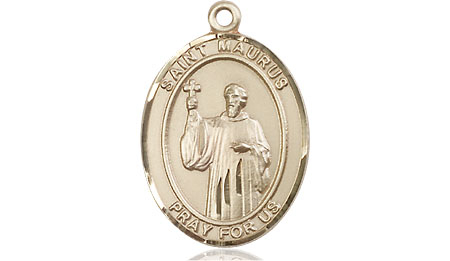 14kt Gold Filled Saint Maurus Medal