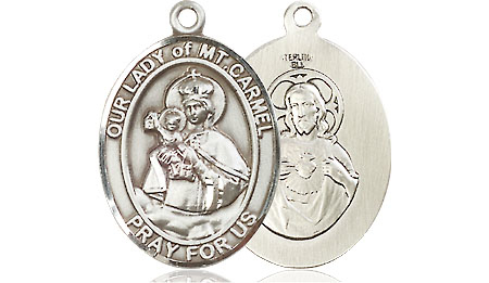 Sterling Silver Our Lady of Mount Carmel Medal