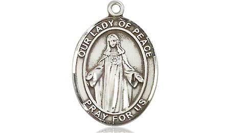 Sterling Silver Our Lady of Peace Medal