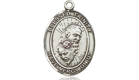 Sterling Silver Blessed Trinity Medal