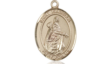 14kt Gold Filled Saint Isabella of Portugal Medal