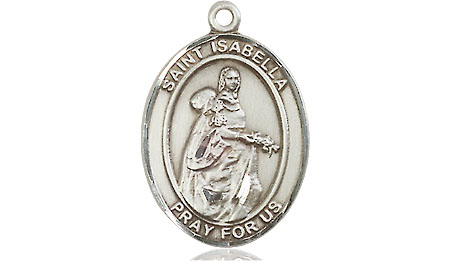 Sterling Silver Saint Isabella of Portugal Medal