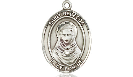 Sterling Silver Saint Rebecca Medal