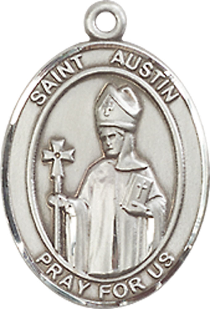 Sterling Silver Saint Austin Medal