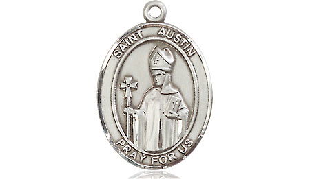 Sterling Silver Saint Austin Medal