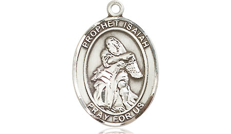 Sterling Silver Saint Isaiah Medal