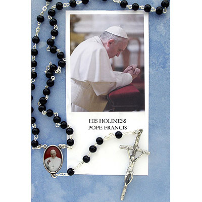 Crystal Rosary Pope Francis