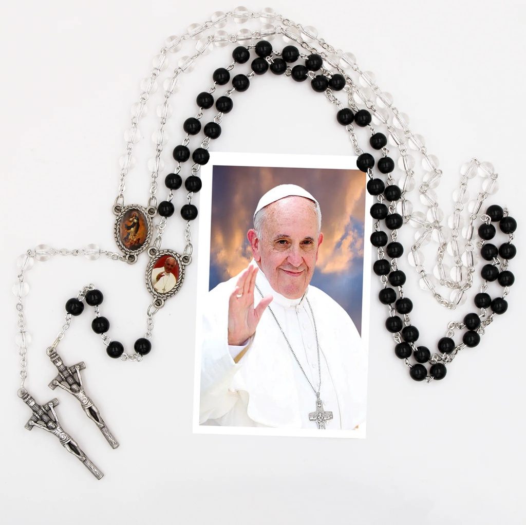 Crystal Rosary Pope Francis