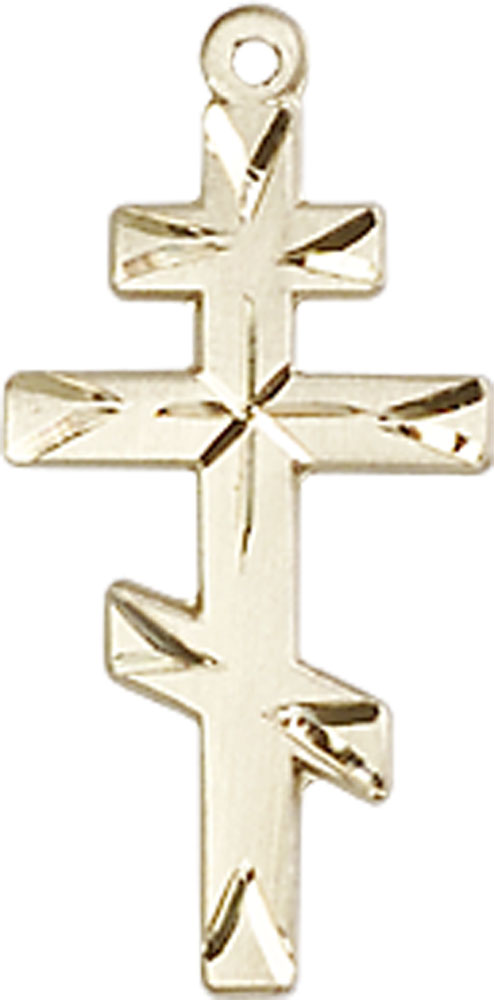 14kt Gold Saint Andrew Cross Medal