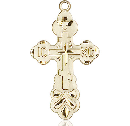 14kt Gold Cross Medal