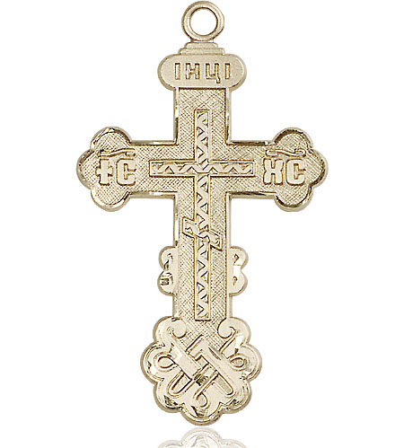 14kt Gold Kiev Cross Medal