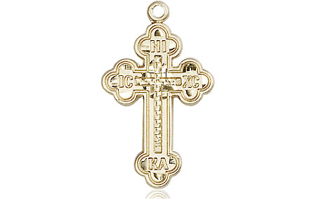 14kt Gold Russian Cross Medal