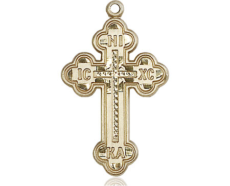 14kt Gold Russian Cross Medal