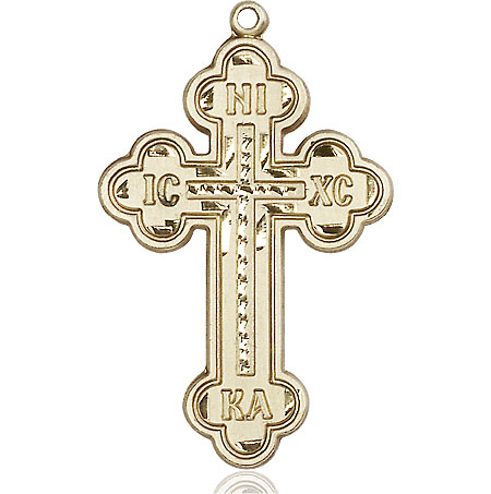 14kt Gold Cross Medal